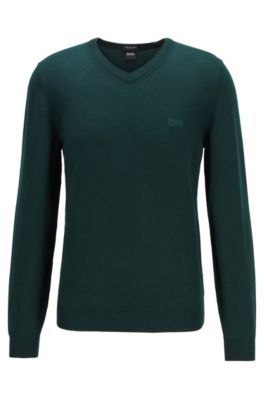 hugo boss jumper green