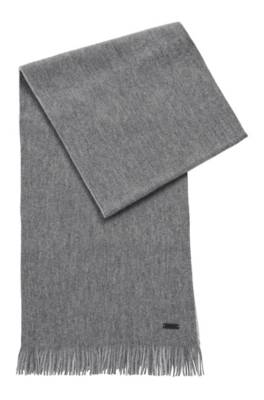 Écharpe oversize en maille Raschel de laine mélangée