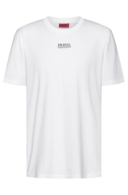 mens white boss t shirt