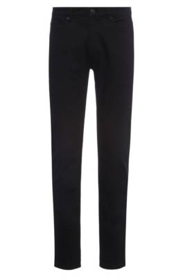 Jean Extra Slim Fit en denim stretch noir Rinse Washed