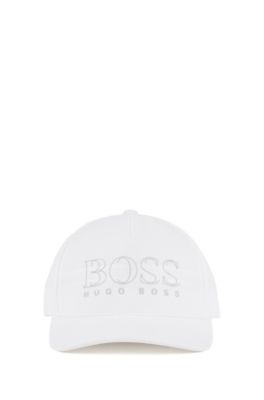 white boss hat