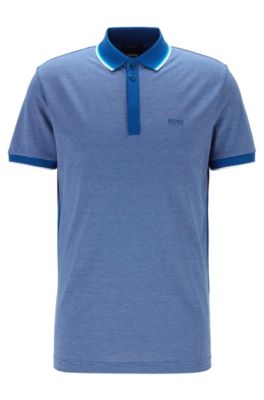 blue hugo boss polo