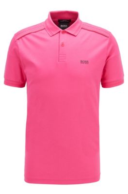 hugo boss polo shirt pink