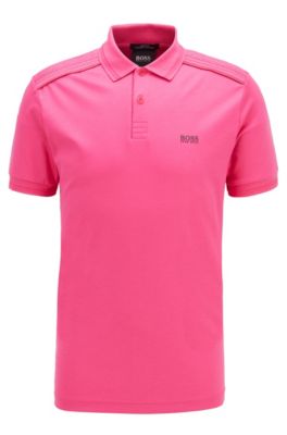 hugo boss pink polo