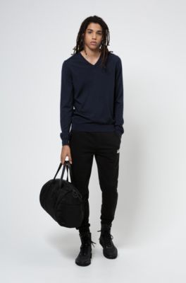 hugo boss slim fit extra fine merino