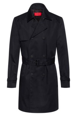 hugo boss leather trench coat Cheaper 