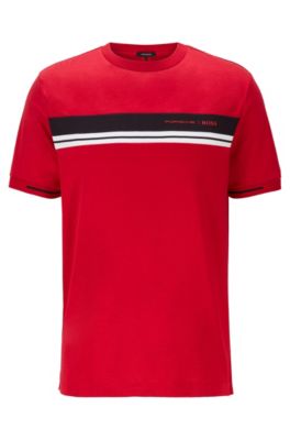 hugo boss shirt red