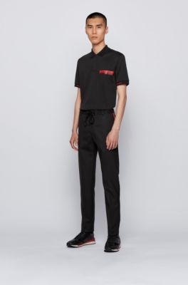 mercerised cotton polo shirts