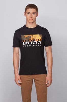 hugo boss t shirt logo