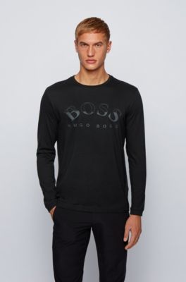 mens hugo boss long sleeve t shirt