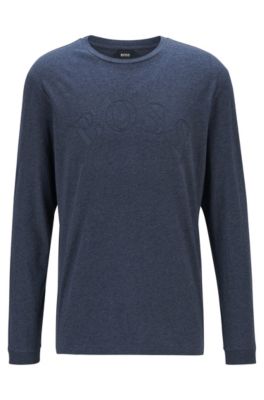 hugo boss men's long sleeve t shirt