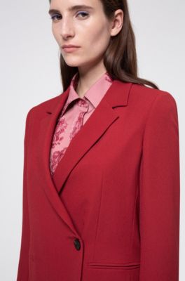 hugo boss red blazer