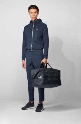 hugo boss leather holdall