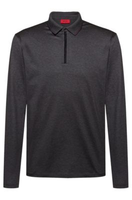 mens hugo boss long sleeve polo