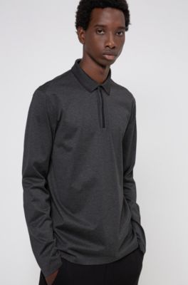 hugo boss grey long sleeve