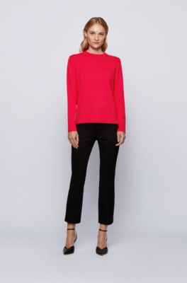womens pink hugo boss jumper