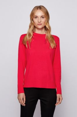 womens pink hugo boss jumper