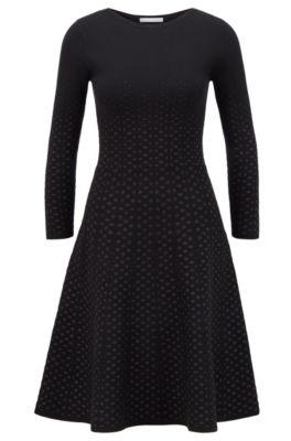 hugo boss knitted dress