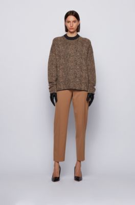 boss world ribbed sweatshirt