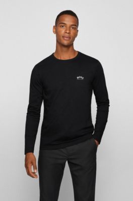 Long-sleeved T-shirt in pure cotton 