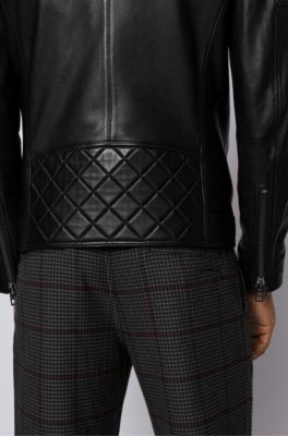 hugo boss jackson leather jacket