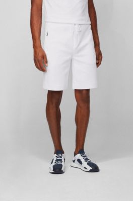 BOSS - Jersey shorts with reflective 