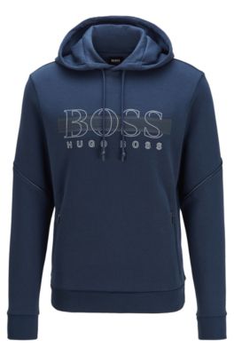 hugo boss blue hoodie