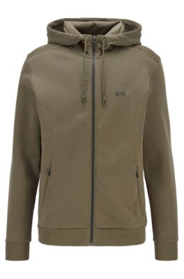 hugo boss tracksuit grey and green