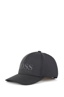 BOSS - Logo cap in recycled fabric with 