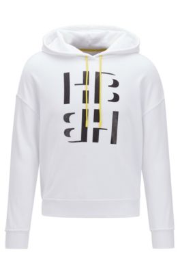 boss white hoodie