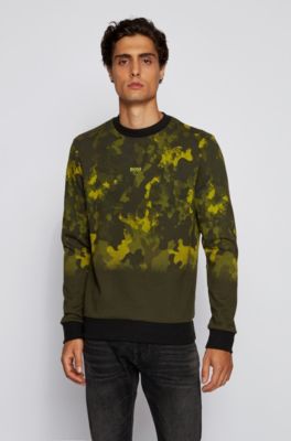 hugo boss camo sweatshirt