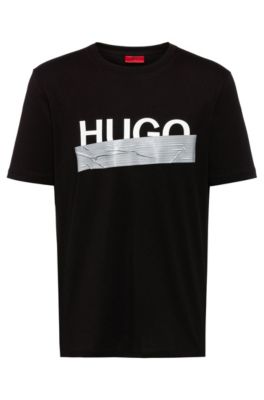 hugo boss tape t shirt