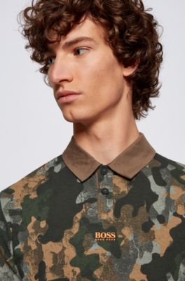 hugo boss camo polo