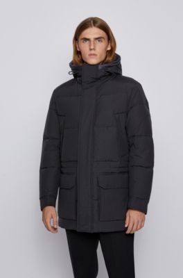 BOSS - Water-repellent down jacket in 