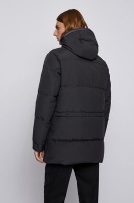 BOSS - Water-repellent down jacket in 