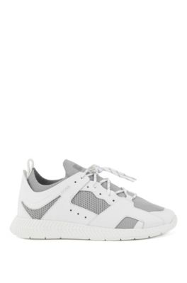 boss white trainers sale