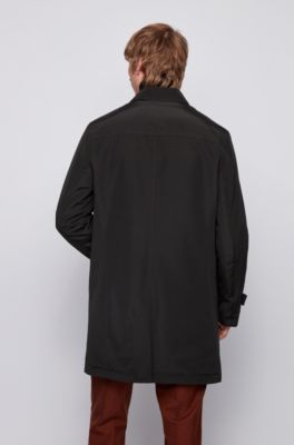 hugo boss long coat mens