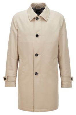 Hugo Boss Double Breasted Trench Coats For Men Long Trench Coats