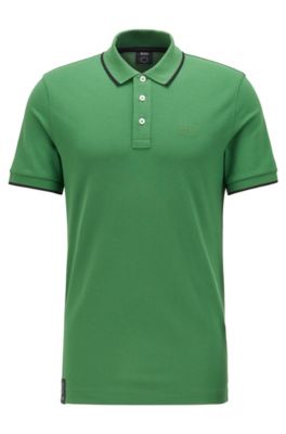 hugo boss polo green square