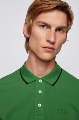 hugo boss polo green square