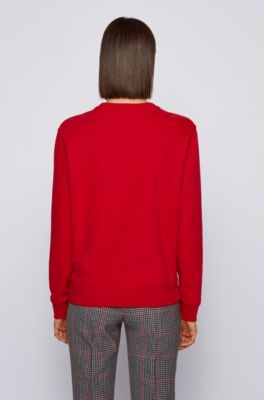 hugo boss red sweater