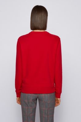 red hugo boss hoodie