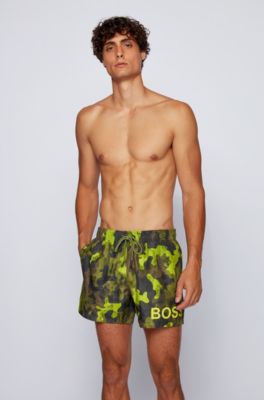 hugo boss camo swim shorts