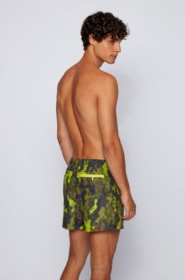 hugo boss camo swim shorts