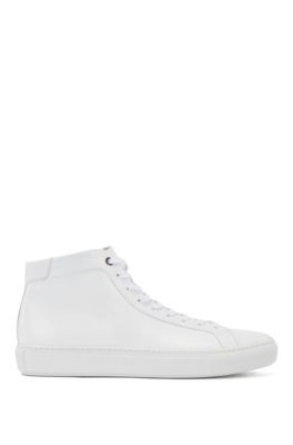 hugo boss white trainers mens