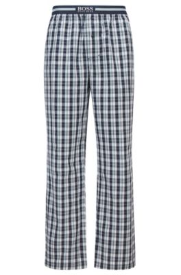 BOSS - Button-fly pyjama trousers in 