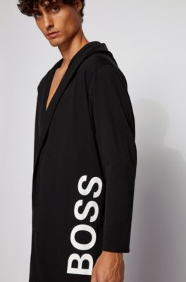 hugo boss dressing gown with hood