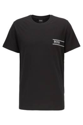 T-shirt à manches courtes en jersey de coton, à logo