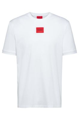 hugo boss plain white t shirts