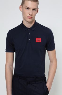 hugo boss oxford pique polo shirt